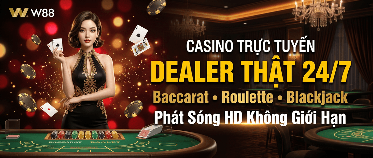 Casino Trực Tuyến — Baccarat Dealer Thật