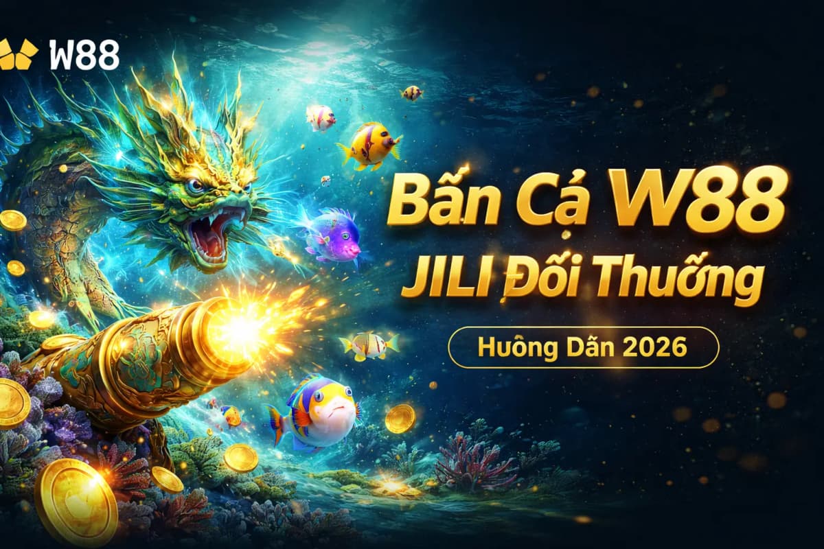 Bắn Cá W88 — Hướng Dẫn Bắn Cá JILI Đổi Thưởng 2026