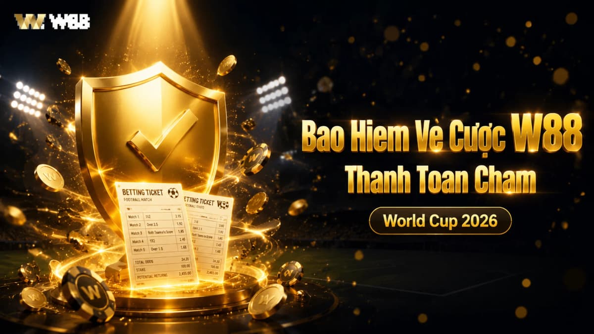 Bảo Hiểm Vé Cược Thanh Toán Chậm World Cup 2026 | W88
