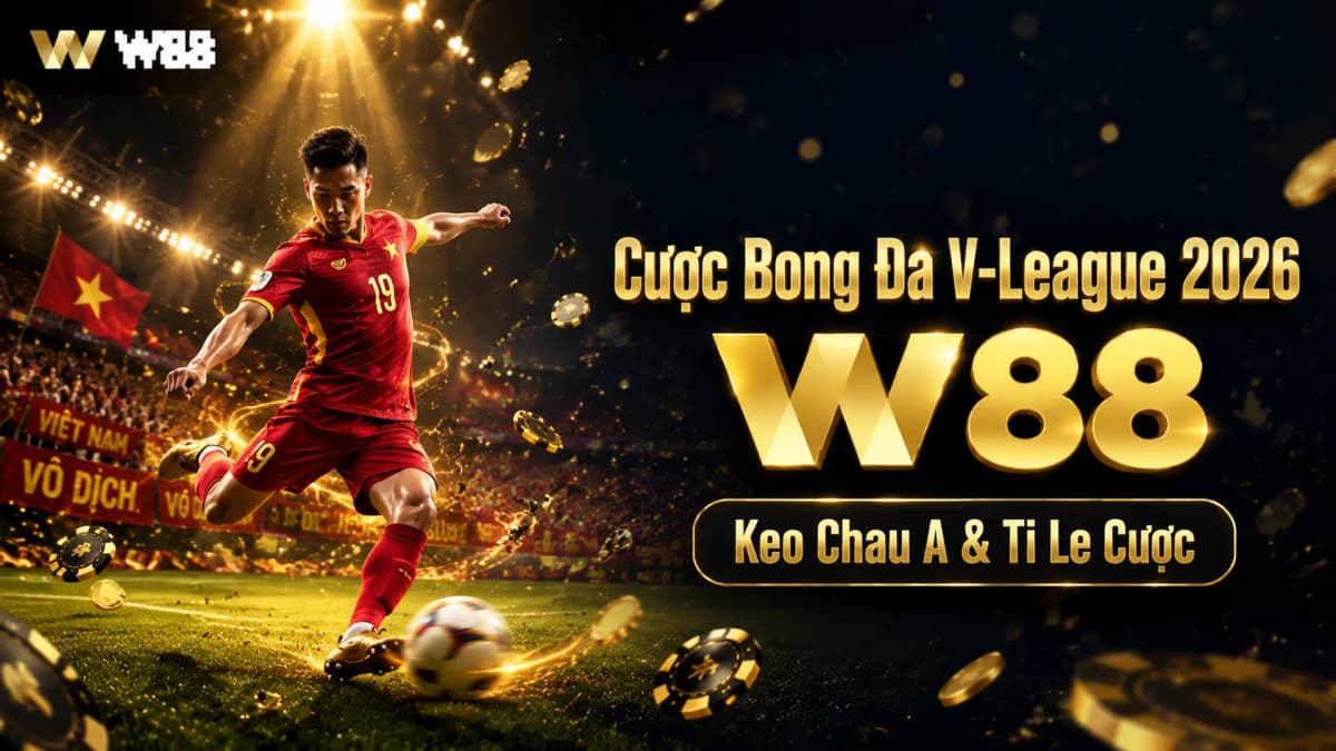 Cược Bóng Đá V-League 2026 tại W88 — Kèo, Tỉ Lệ và Mẹo Cược