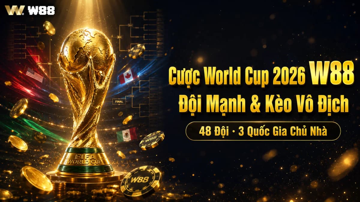 Cược World Cup 2026 W88 — Đội Mạnh và Khuyến Mãi Đặc Biệt