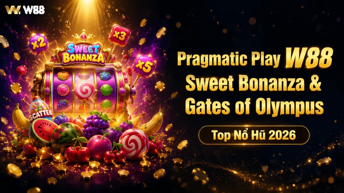 Pragmatic Play W88 — Top Game Nổ Hũ Sweet Bonanza và Gates of Olympus 2026