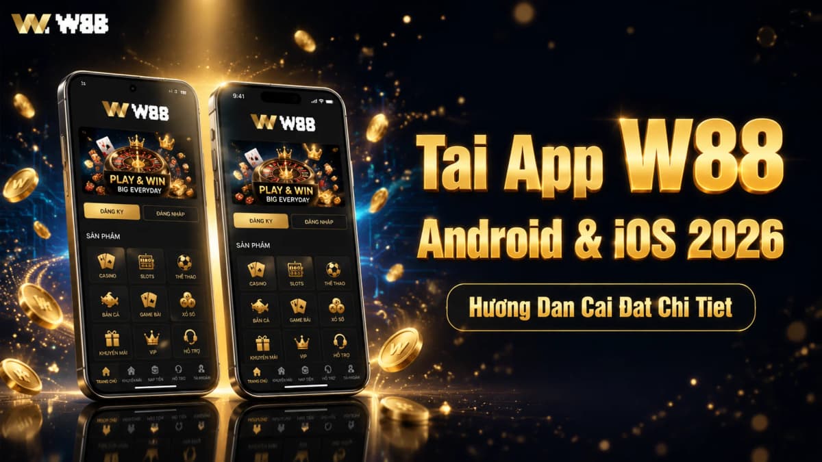 Tải App W88 Android & iOS 2026 — Hướng Dẫn Cài Đặt Chi Tiết