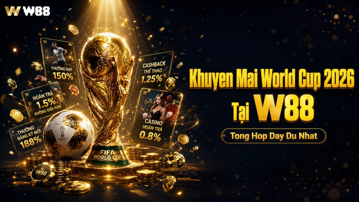 Tổng Hợp Khuyến Mãi World Cup 2026 Tại W88 — Đầy Đủ Nhất