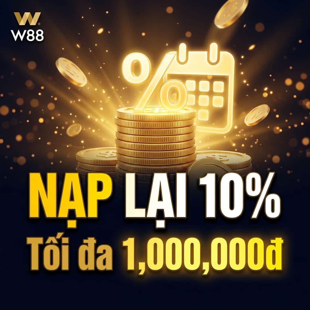 Thưởng Nạp Lại 10% Mỗi Ngày — Tối Đa 1,000,000 VND